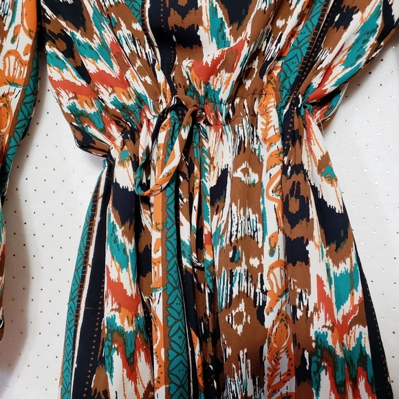 Boho Print Tunic / Dress *Auditions* Sz S* - Picture 4 of 7